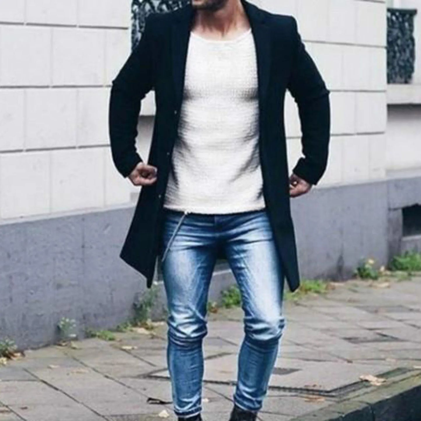 מעיל SLIM FIT ארוך