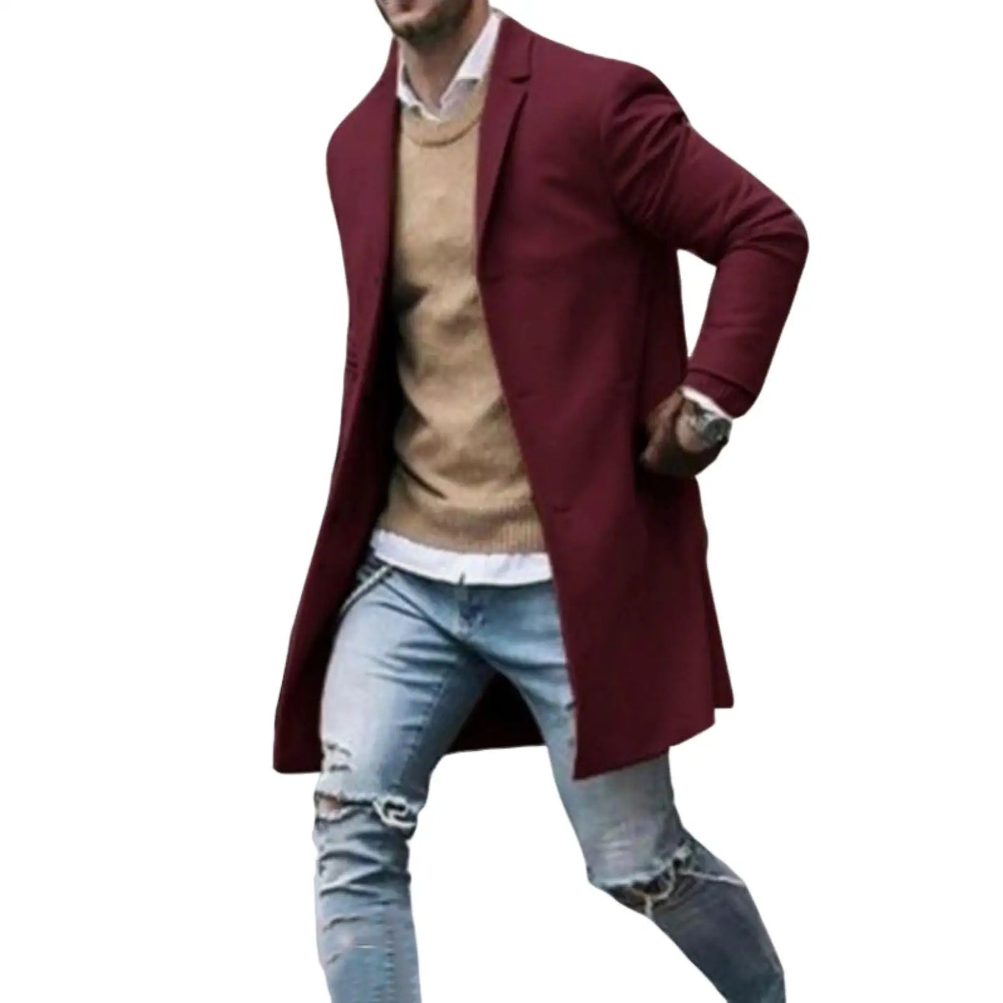 מעיל SLIM FIT ארוך