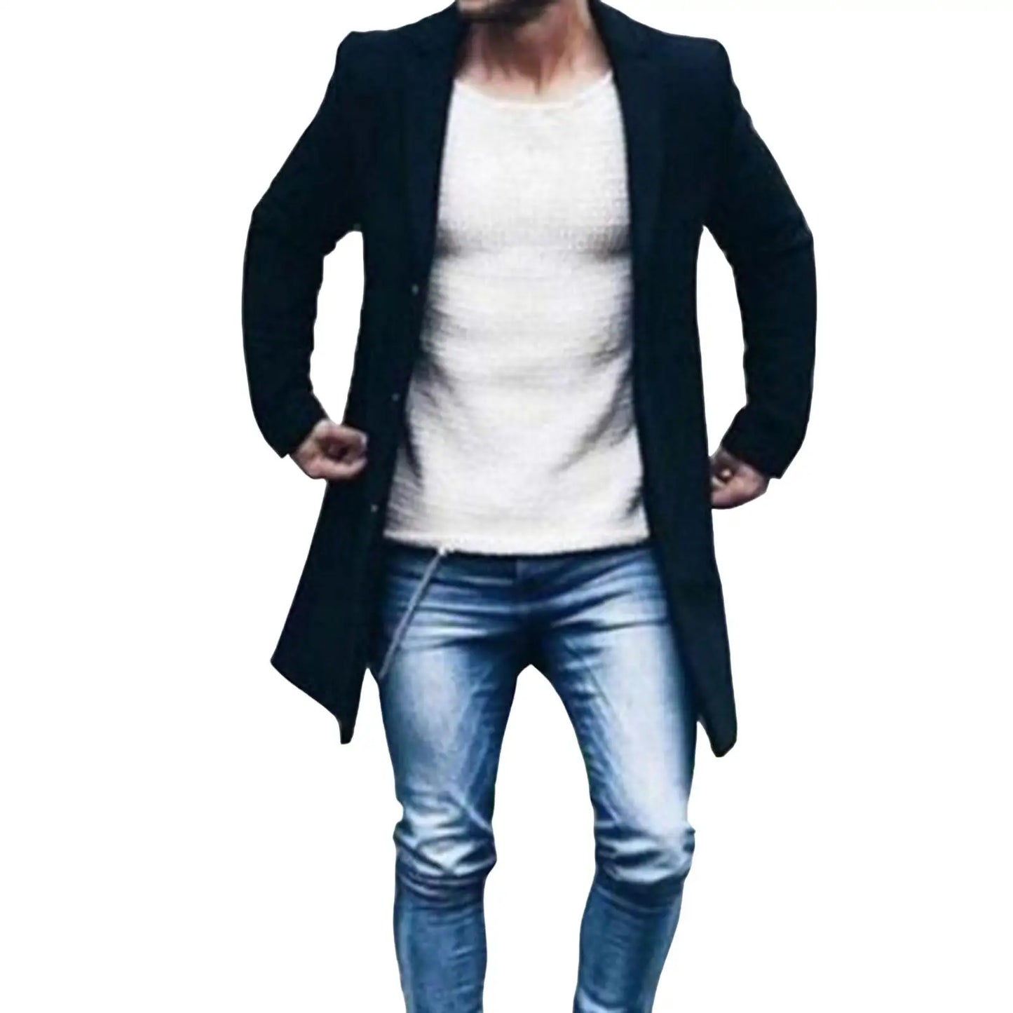 מעיל SLIM FIT ארוך