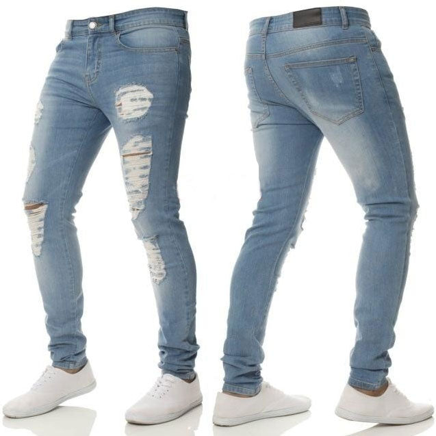 ג'ינס סקיני קרעים