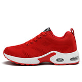 Fashion Air Cushion Women Sneakers Breathable Running Shoes Women Outdoor Fitness Sports Shoes Female Lace Up Casual Shoes flats
