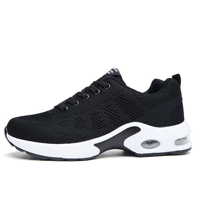 Fashion Air Cushion Women Sneakers Breathable Running Shoes Women Outdoor Fitness Sports Shoes Female Lace Up Casual Shoes flats